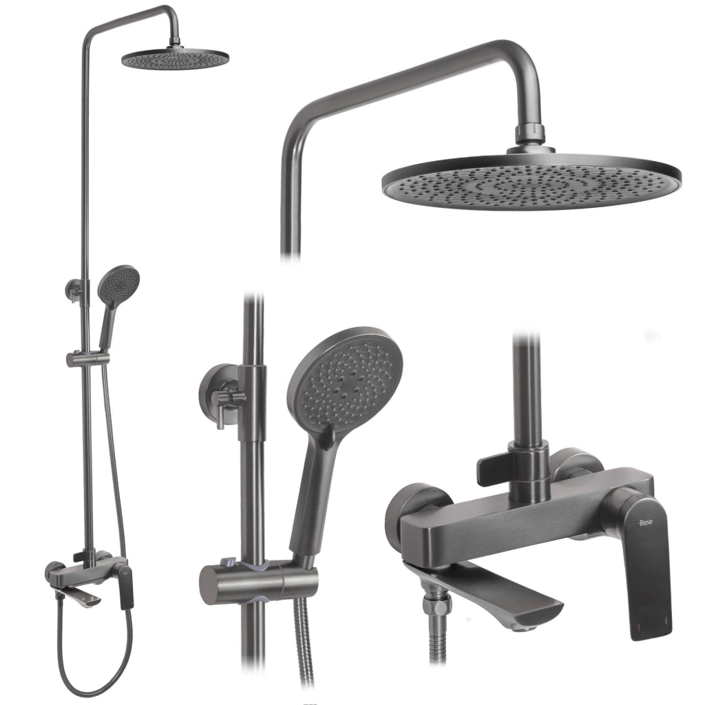 Set Doccia Rea Avalon Titanium