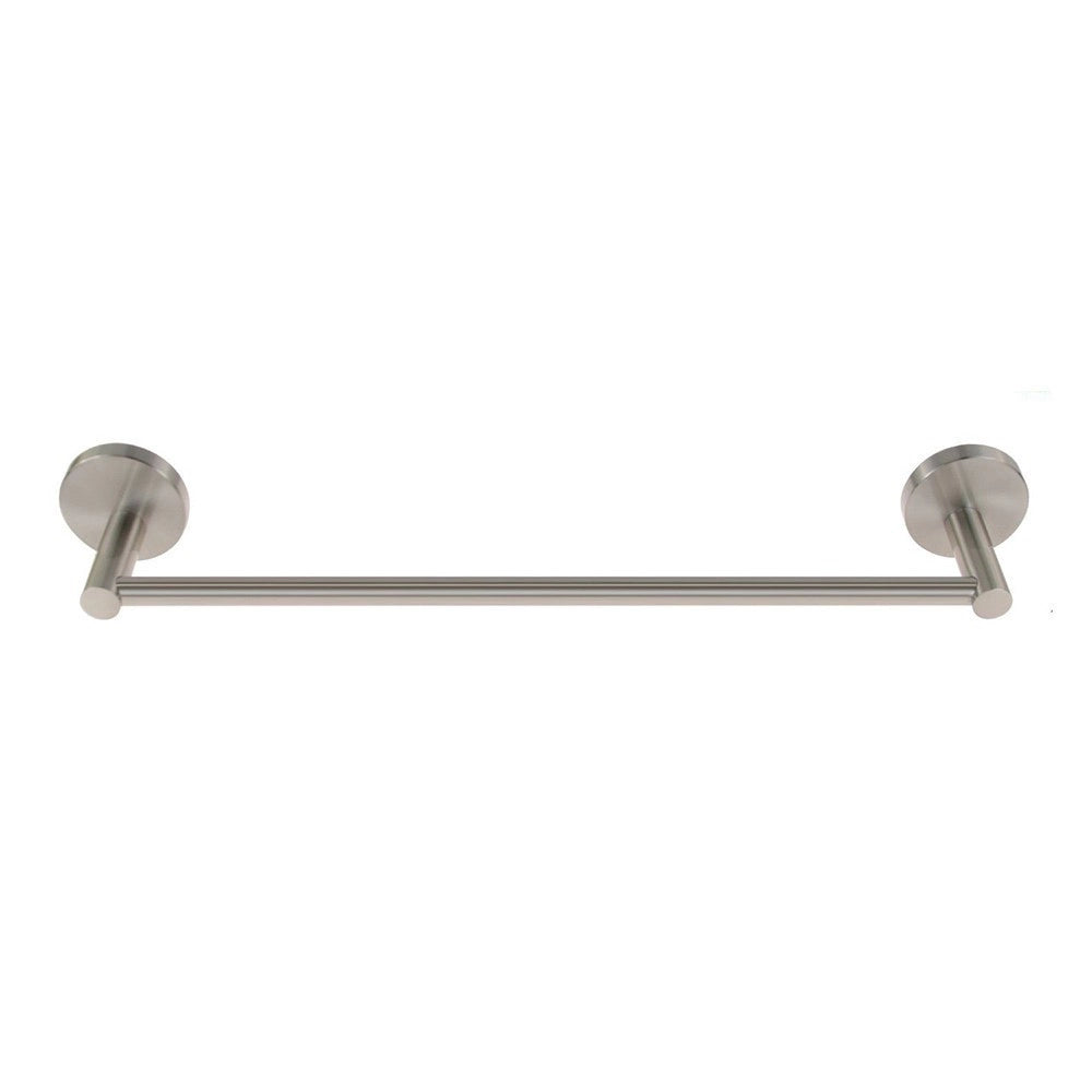 Trade Shop - Porta Asciugamani Lungo Da 60 Cm In Acciaio Satinato Accessorio Arredo Bagno 87912 -