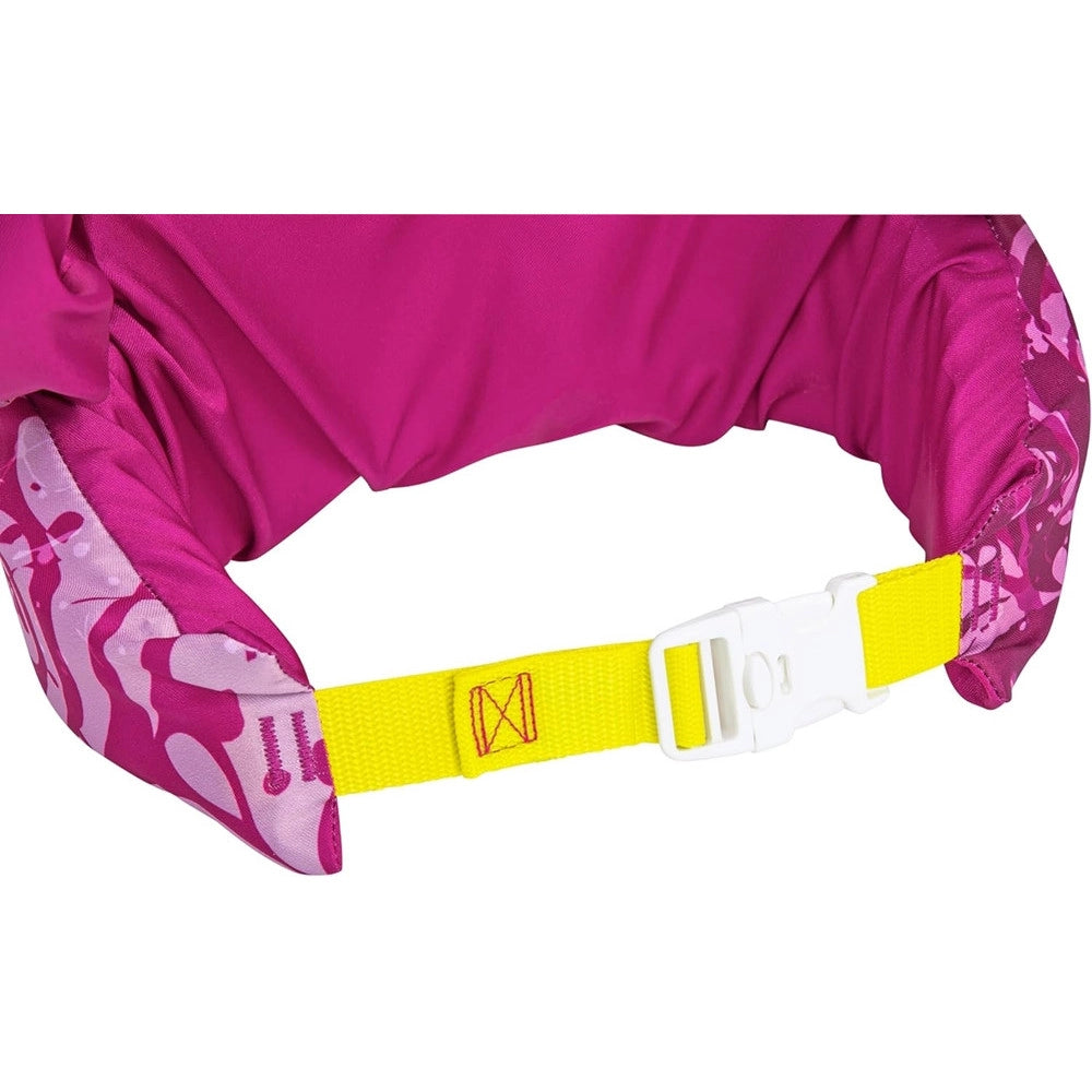 Trade Shop - Gilet Salvagente Per Bambini Fiori Tropicali Giubbotto Galleggiante Con Braccioli 90144 -