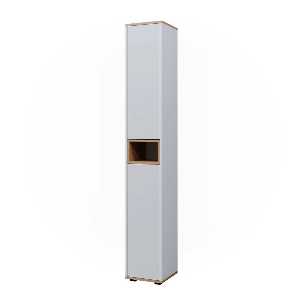 Vicco Armadio per il bagno Bianco/Artisan 30 x 192 cm con 2 porte