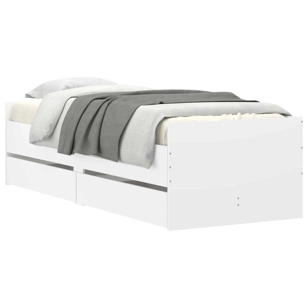 Telaio del letto con storage Bianco 80 x 200 cm 3429613