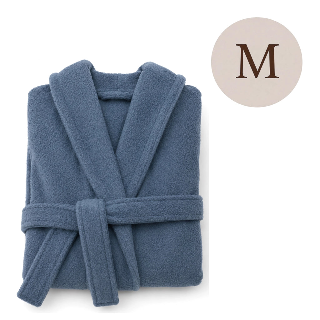 Satoka, Accappatoio 100% Cotone con Cappuccio, blu Fiordaliso
