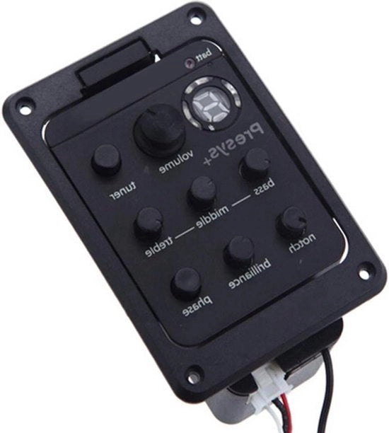 Ugualizzatore per chitarra acustica - pannello preamplificatore - strumento chitarra - contenuto in - 201