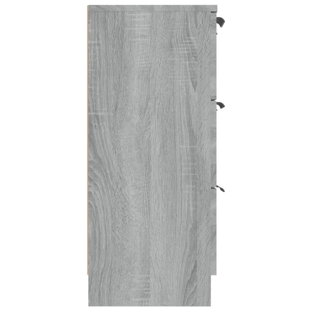 Buffet credenza cassettiera armadio mobile contenitore organizer cucina soggiorno salotto Sonoma 60 x 30 x 70 cm legno ingegnerizzato grigio 02_0036377