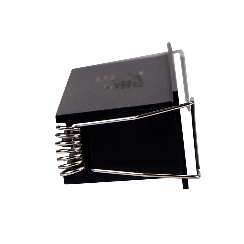 FARETTO LED RETTANGOLARE DA INCASSO PER CONTROSOFFITTI 11W LUCE FREDDA 6000K - DESIGN MODERNO IN ALLUMINIO NERO