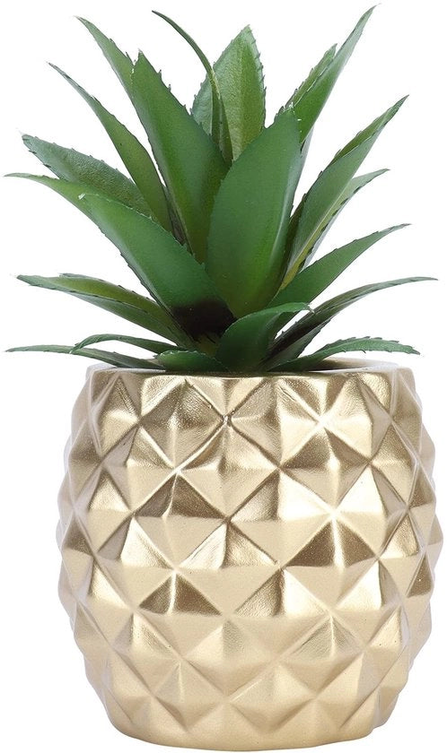 Lampada da Tavolo Decorativa per Ambiente di Casa - Modello Nep Ananas Goud - Facile da Pulire