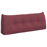 Cuscino per Schiena | Cuscino dorsale Rosso Vino 120 x 24 x 50 cm Tessuto
