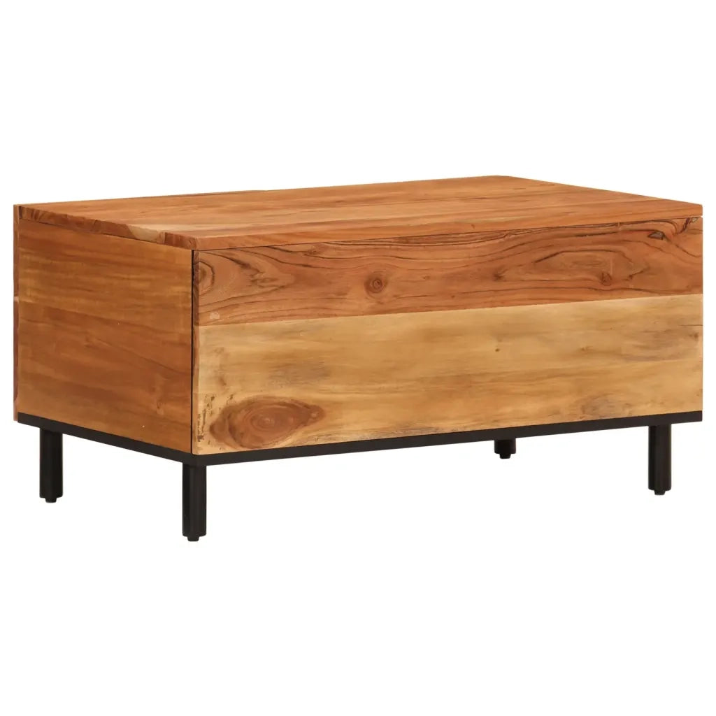 Tavolino da Salotto 80x50x40 cm Legno Massello di Acacia 356860