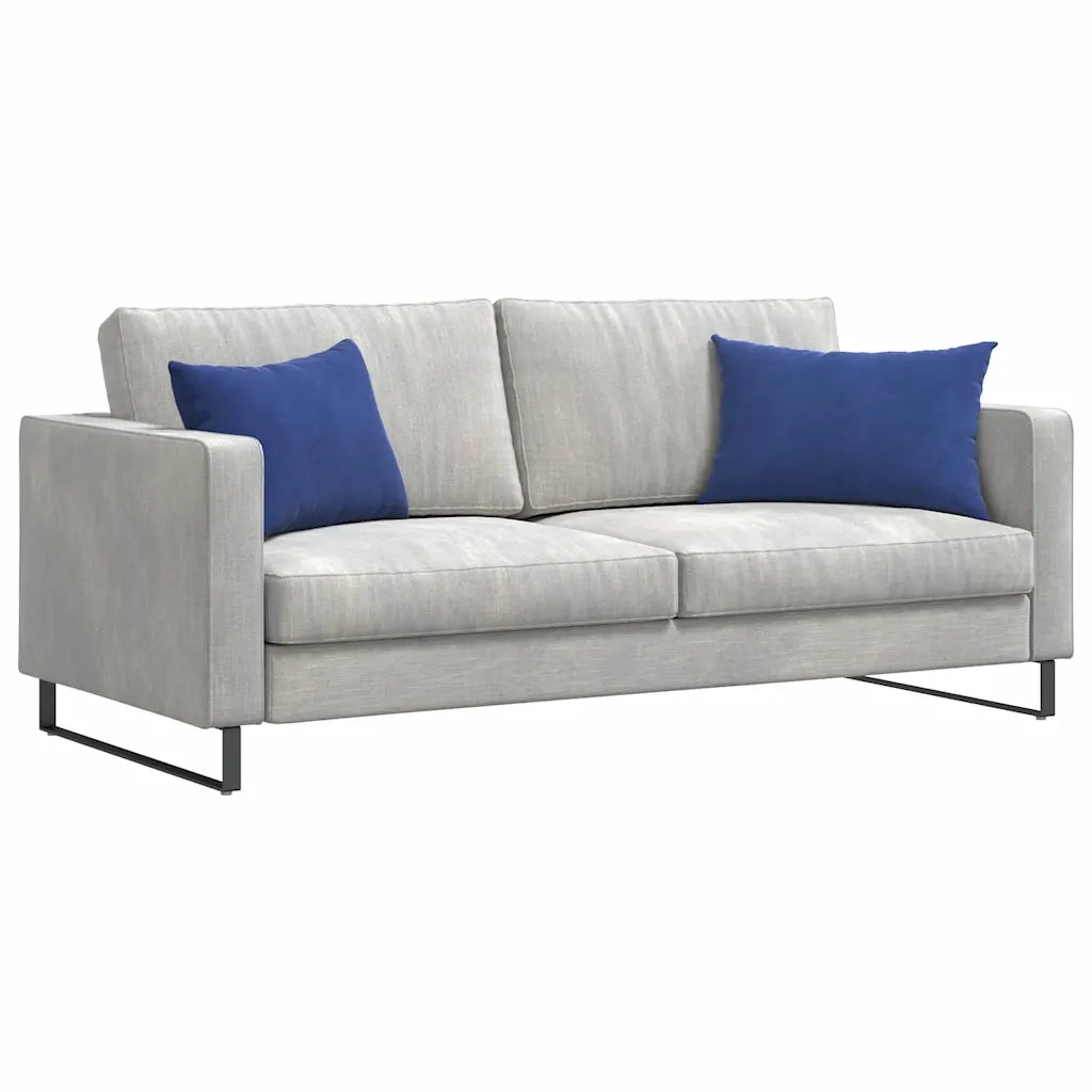 Cuscini da Divano 2 pz-Set di 2 Cuscini per Sofa Blu Polizia 60 x 40 cm Tessuto in Cords