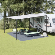 Tappeto da Tenda Blu e Grigio 500 x 400 cm Polietilene 42000181