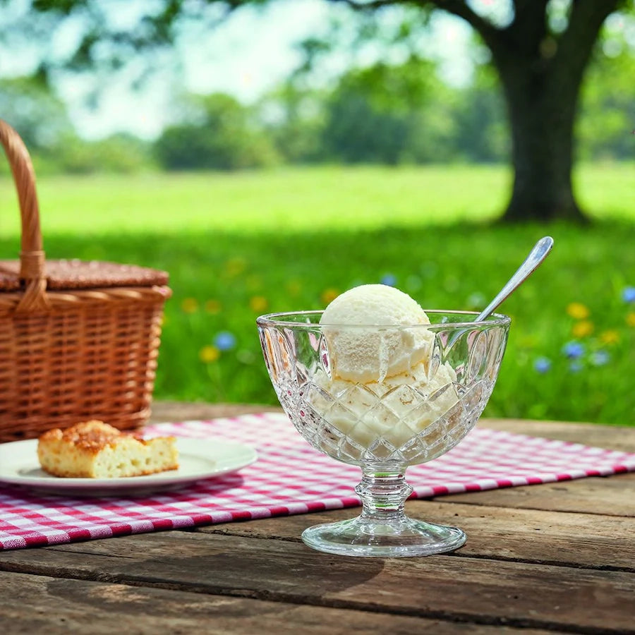 6 coppette gelato 280 cc Diamond Trasparente