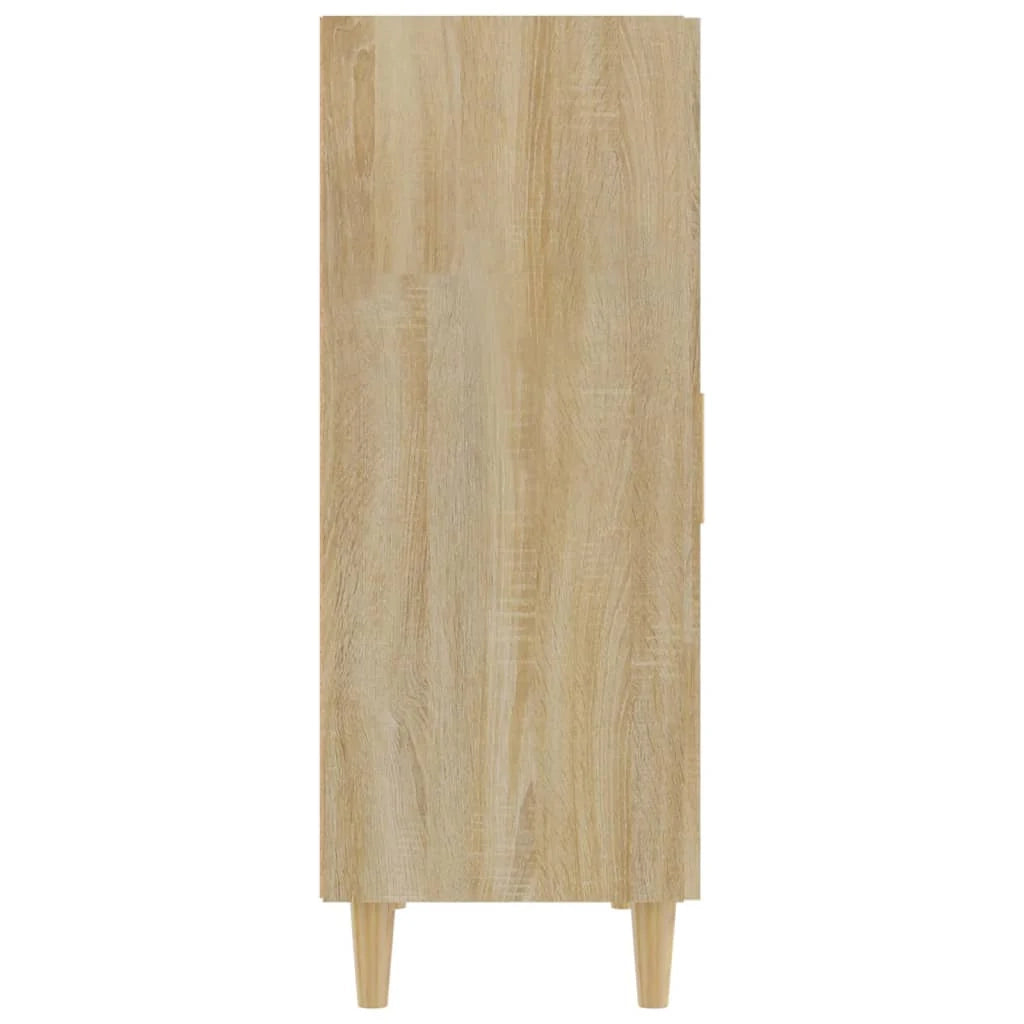 Buffet credenza cassettiera armadio mobile contenitore organizer cucina soggiorno rovere Sonoma 70 x 34 x 90 cm legno ingegnerizzato marrone 02_0031696