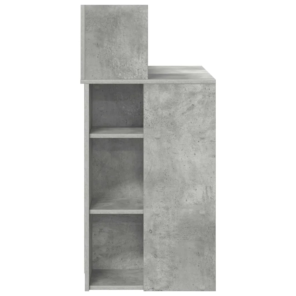 Scrivania Grigio cemento 90 x 48 x 101,5 cm Legno multistrato 869525