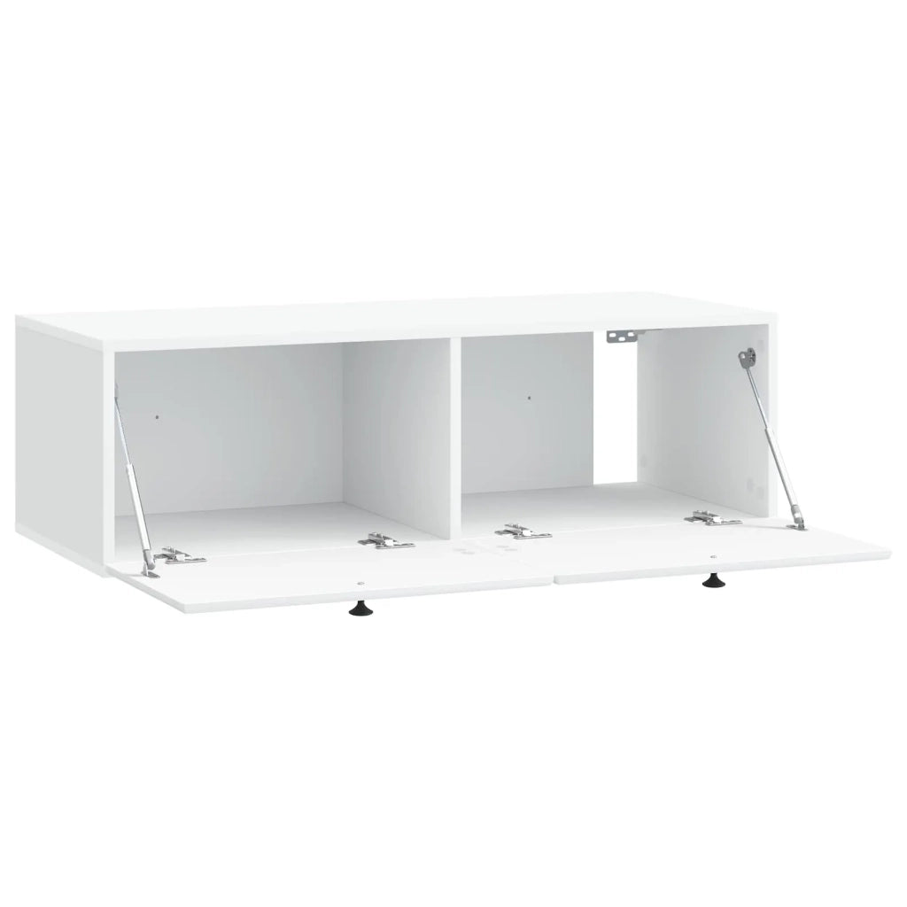 Mobile Porta TV da Muro 98 x 41 x 30 cm Bianco 899205