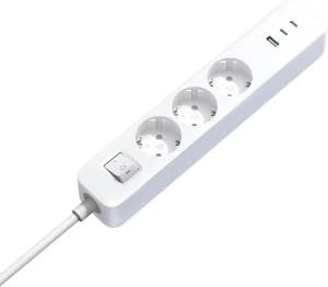 Xiaomi multipresa powerstrip 3 schuko + 3 usb 16a/250v 1.4m white - BHR07UKEU