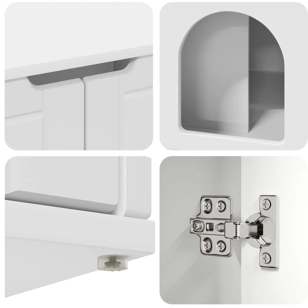 Casa per Gatti Bianco 85 x 55 x 50,5 cm Legno multistrato 8000716