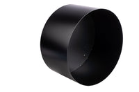 Porta Legna a Muro Ø55x30 cm in Ferro Verniciato Grigio Martellato