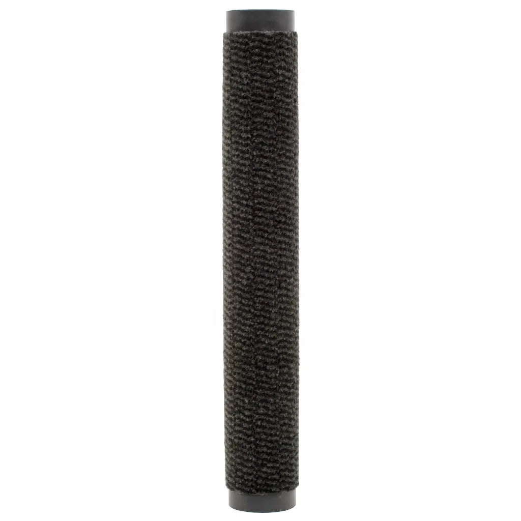 Tappeti Antipolvere 2 pz Rettangolari Trapuntati 40x60 cm Neri 3051602