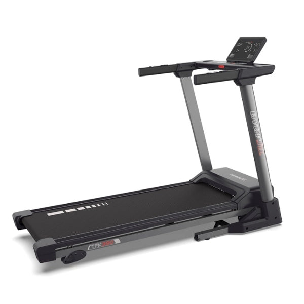 Tapis Roulant TFK 390 con HRC, Compatibile con Zwift e Kinomap, Sistema di Ammortizzazione Soft Tech Cushions