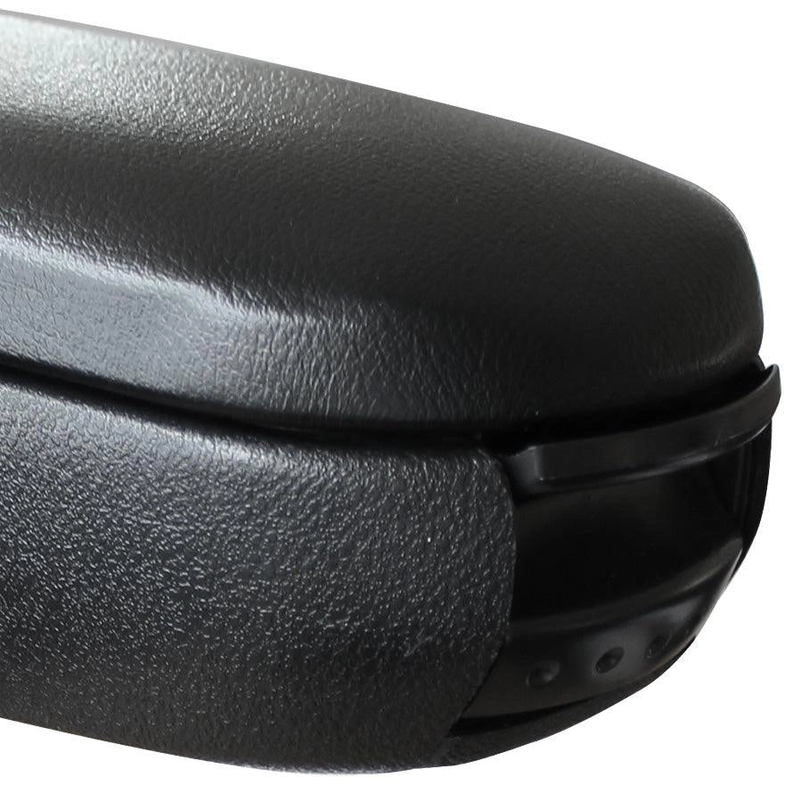 Bracciolo centrale per Golf IV / Bora / New Beetle con scomparto imbottito in similpelle nera e cuciture nere 03_0000479