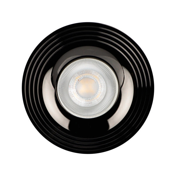 Faretto incasso Kanlux LIGLO tondo cromo nero GU10/GX5.3