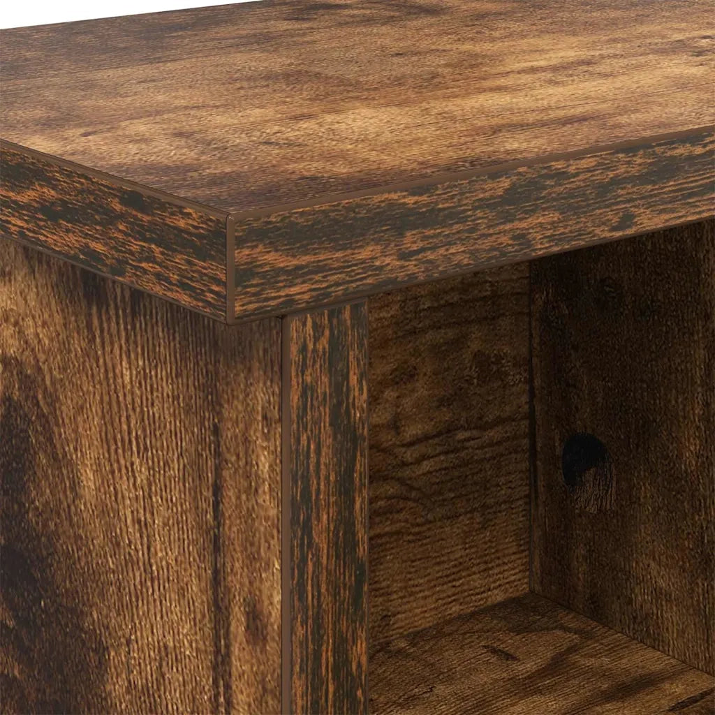 Appendiabiti a muro Rovere fumo 100 x 16 x 26 cm 874327