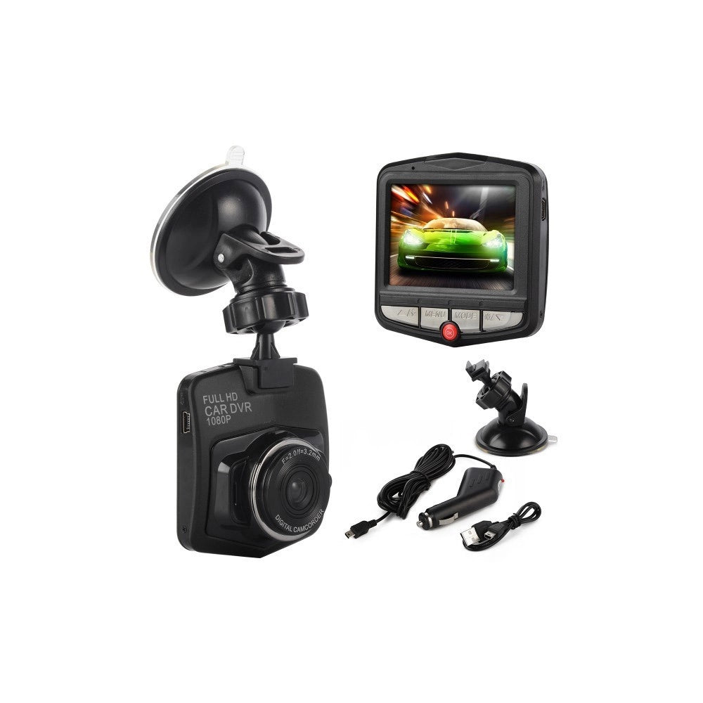 Trade Shop - Mini Telecamera Dvr Per Auto Full Hd 1080p Monitor Lcd 2.4 Sd Video Camera -