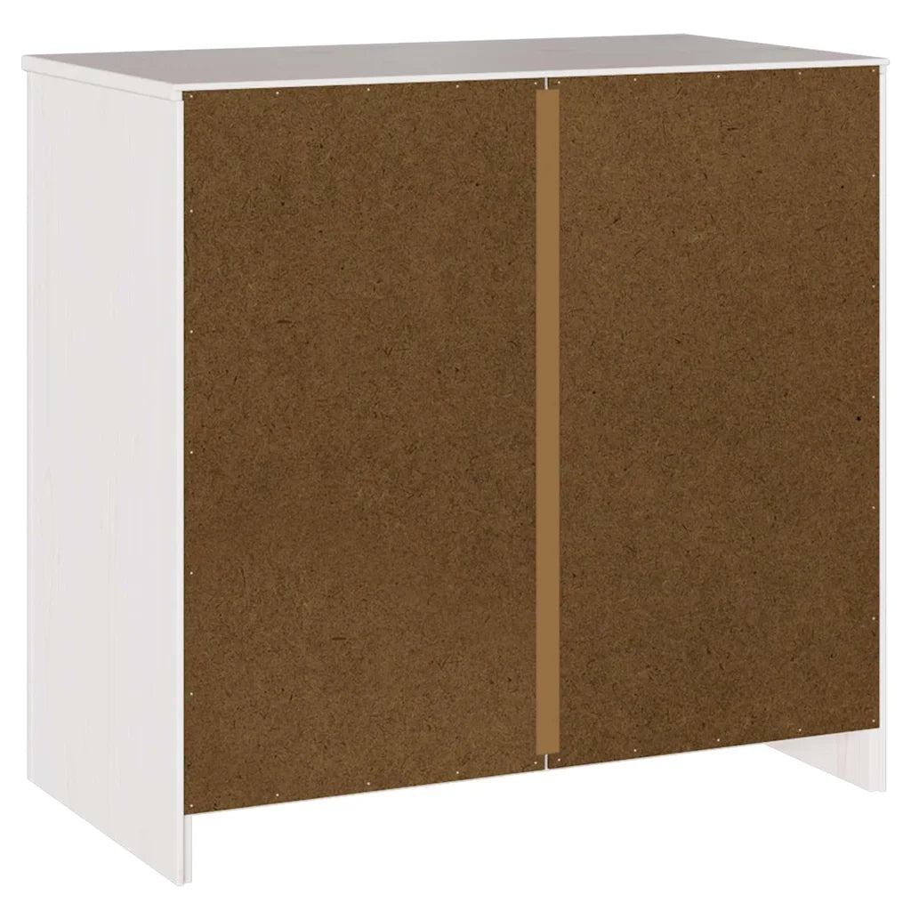 Credenza | Madia | Buffet da pranzo | Armadio da pranzo con cassetto Drammen Bianco 79 x 43 x 75.5 cm
