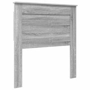 Testiera | Testata con Testiera | Testata Grigio Sonoma 80 cm Legno multistrato
