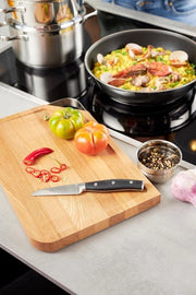 Wok in acciaio inossidabile con rivestimento ceramico ProCera 28 cm - acciaio inossidabile 18/10 - compatibile con forno a induzione - lavabile in lavastoviglie