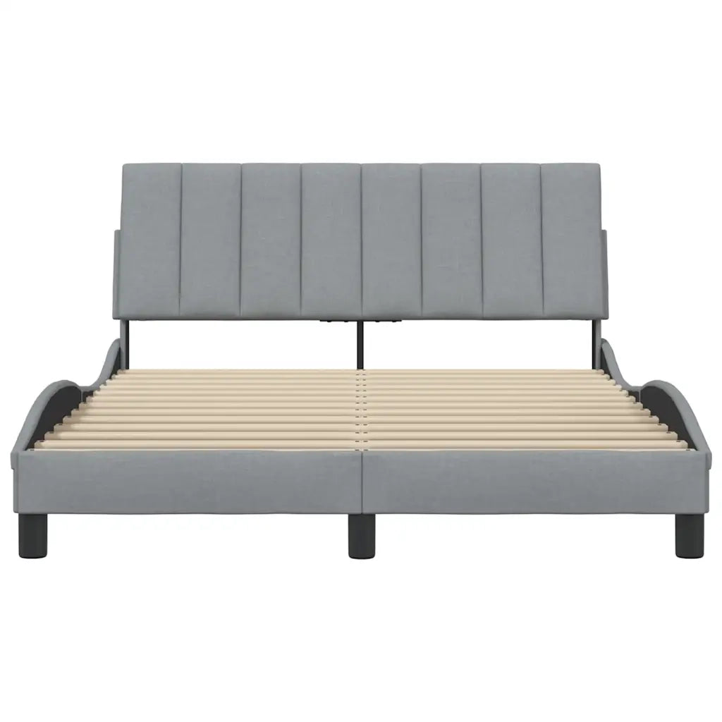 Giroletto senza Materasso Hanko Grigio Chiaro 120x200 cm Tessuto 3310377