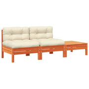 Divano da Giardino con Cuscini e Poggiapiedi 2 Posti-Sofa da giardino 918287