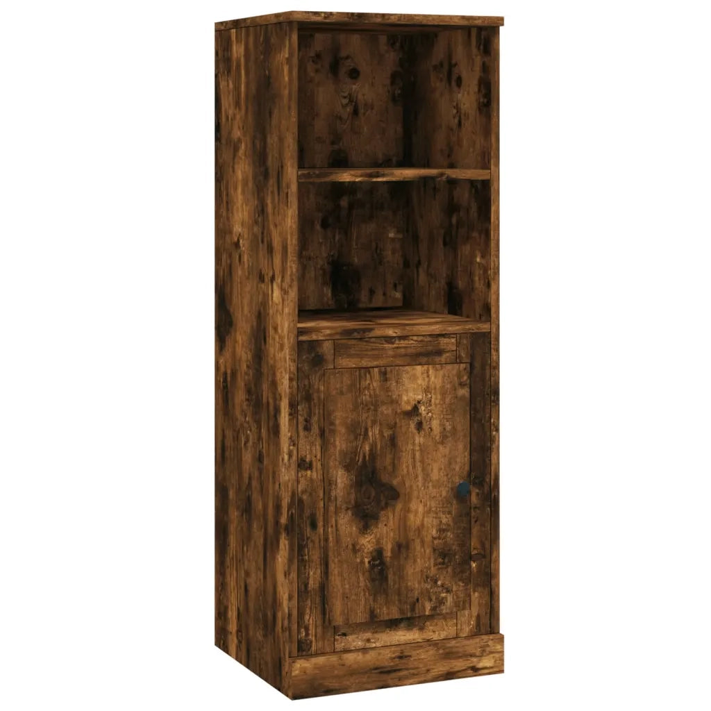 Credenza | Madia | Buffet da pranzo | Armadio da pranzo Rovere Fumo 36x35,5x103,5 cm in Legno Multistrato