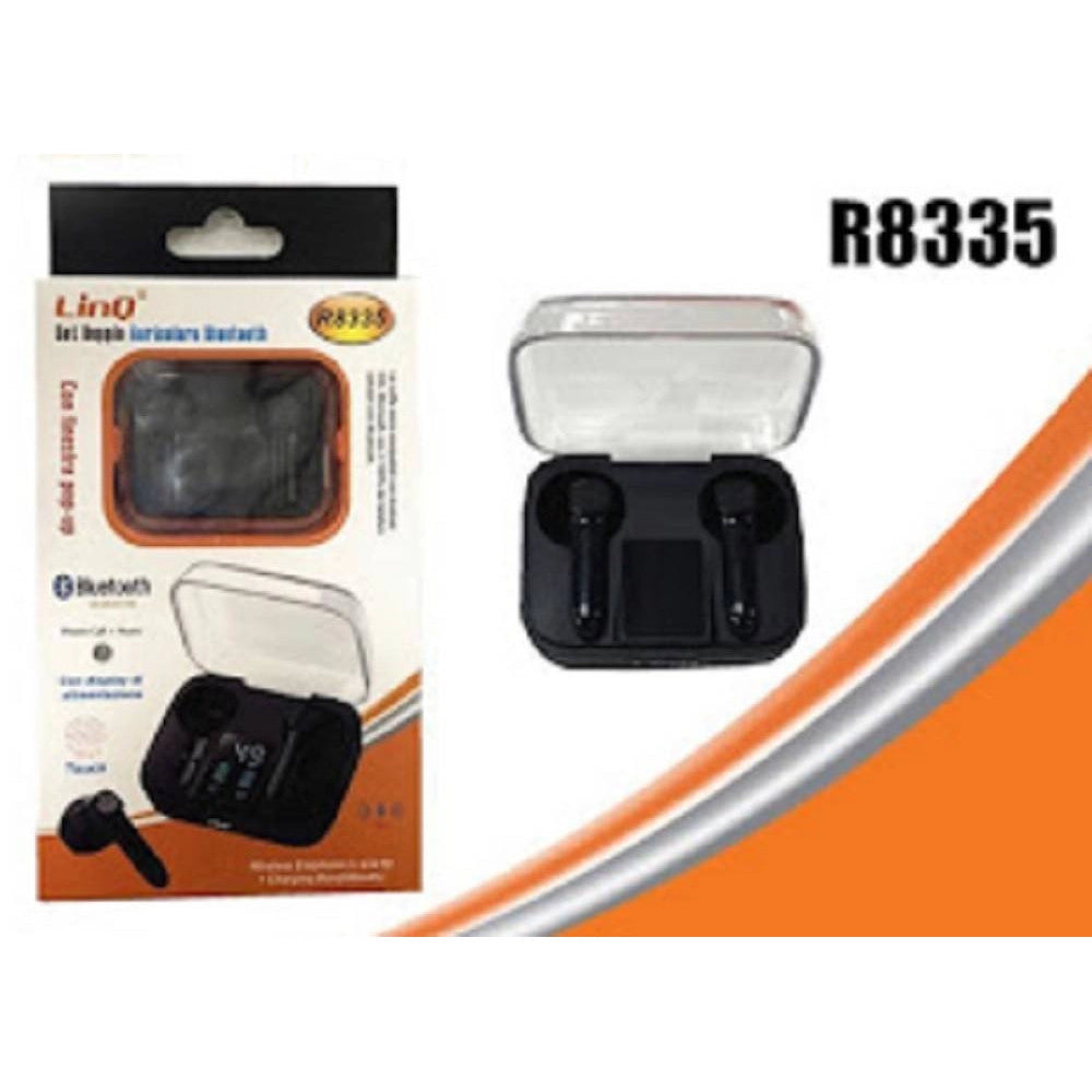 Trade Shop - Cuffie Wireless Tws Auricolare Bluetooth 5.0 Fitness Sport Con Display Led R8335 -
