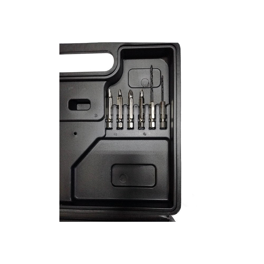 Trade Shop - Avvitatore Kit Cacciavite Professionale Cordless Con 44 Inserti E Punte Jl24801 -