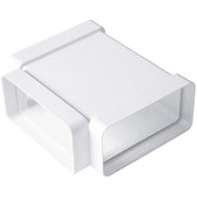 RACCORDO A T IN ABS PER TUBO RETTANGOLARE- mm 120x60- FIRST- pezzi 1