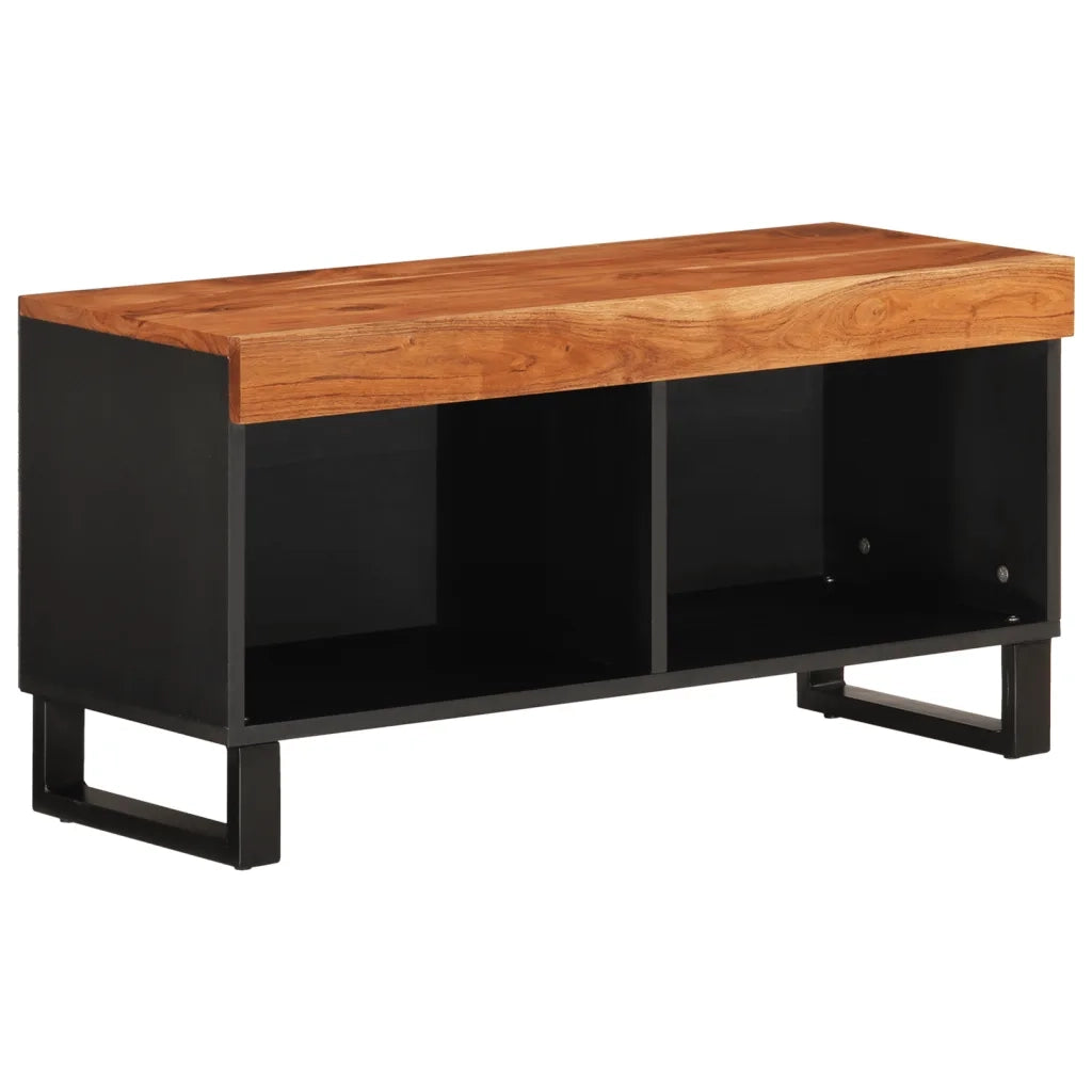 Mobile Porta TV 85x33x43,5 cm in Legno Massello di Acacia 352894