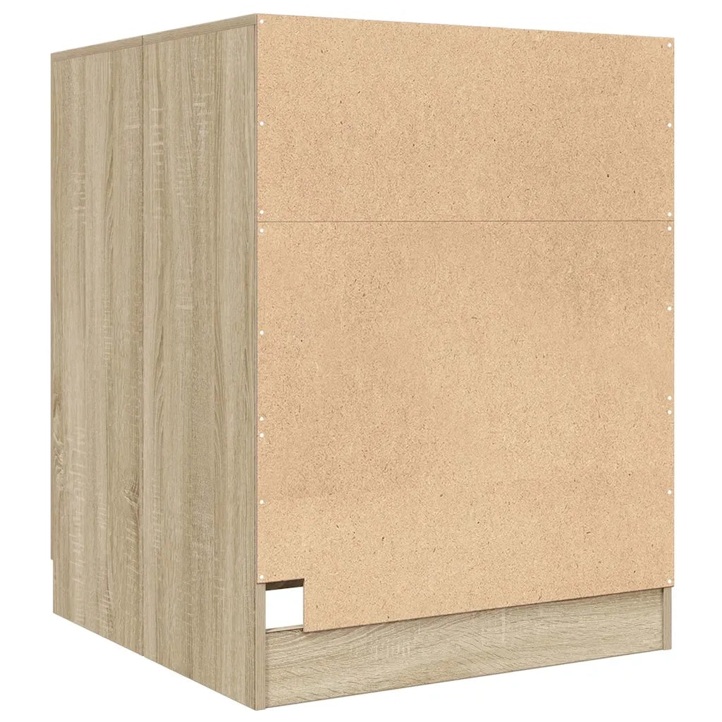Mobile per Lavatrice Rovere Sonoma 70,5x71,5x91,5 cm CFW9277008