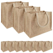 Borse in juta 10 pcs Naturale 26 x 22 x 14 cm 100% Juta Tossa 42012273