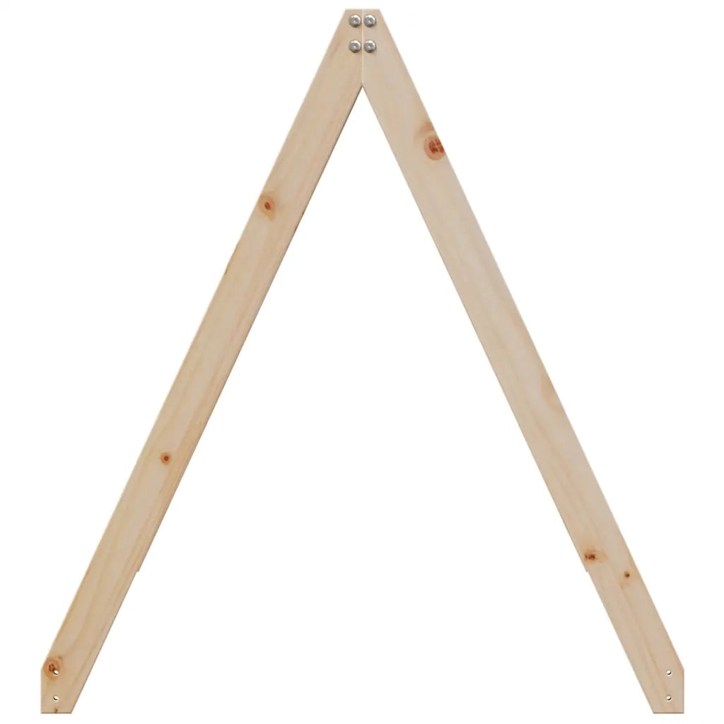 Tetto per Letto Bambini 209x85,5x88 cm Legno Massello di Pino
