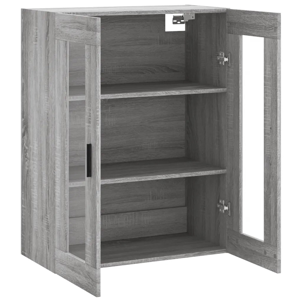 Mobile a Parete Grigio Sonoma 69,5x34x90 cm 828498
