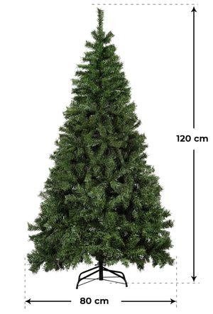 Albero di Natale Artificiale Tiglio delle Murge Verde Altezza 120 cm