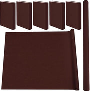 Copertine per Notebook Matta Velluto Protezione Archivistica Copertine per Libri Notebook Wraps - Pelle Marrone Coperture per Libri - Materiale per Legatura Notebook Scrapbooking Protezione Archivistica