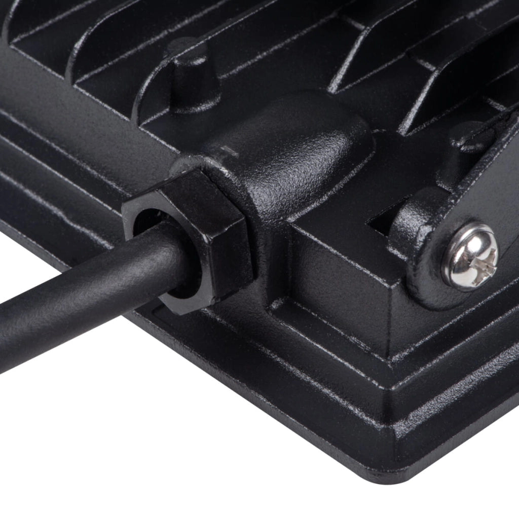 Faro LED GRUN 50W 4500lm 4000K IP65 nero Miledo 31393