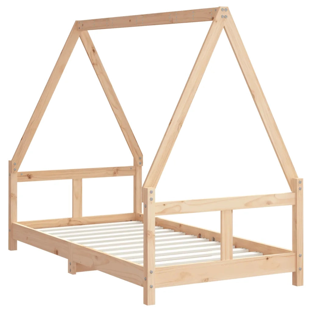 Giroletto per Bambini-Struttura Letto Bambini 80x160 cm in Legno Massello di Pino 103303