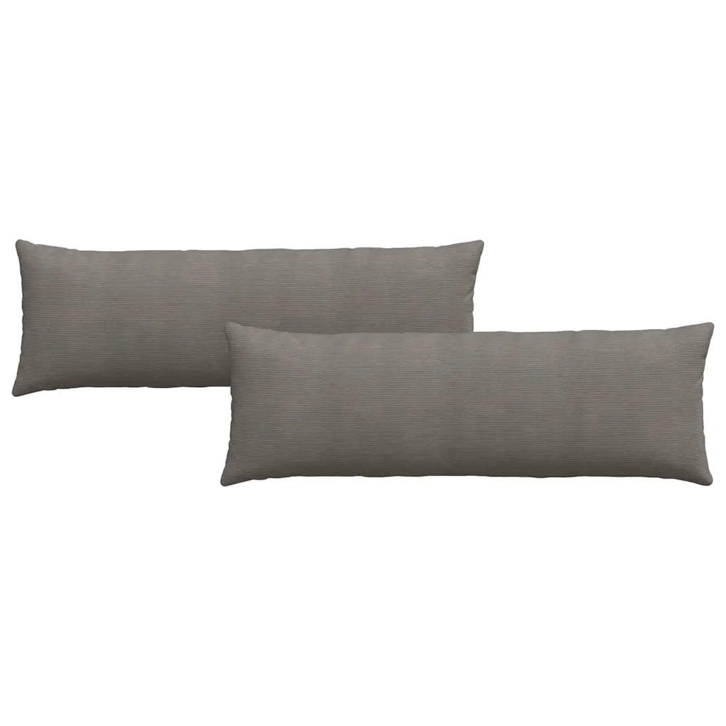 Cuscini da Divano 2 pz | Cuscini per sedie Grigio chiaro 120 x 40 cm