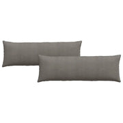 Cuscini da Divano 2 pz | Cuscini per sedie Grigio chiaro 120 x 40 cm