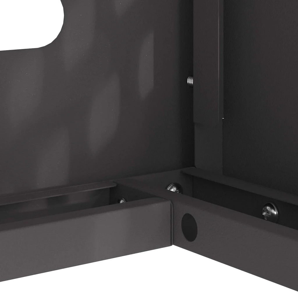 Copertura per condizionatore d'aria Nero 110 x 50 x 80 cm 865904