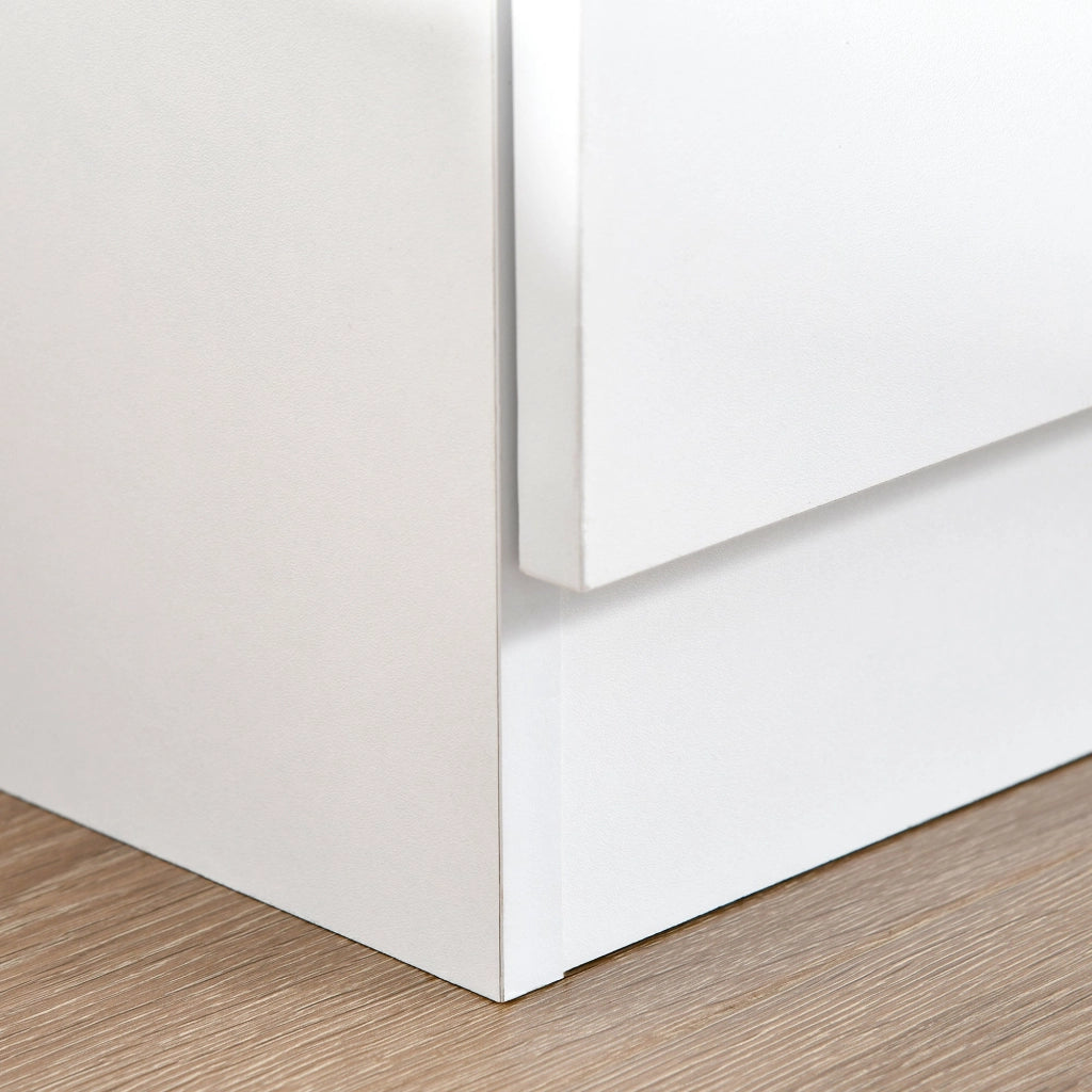 Mobile Dispensa Multiuso 59x31x155 cm in Legno Truciolare Bianco