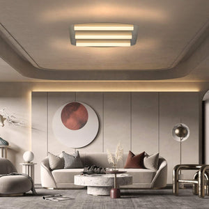 ZMH Lampada da soffitto LED nichel acrilico per interni cucina anche parete